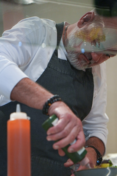 Culinair mooi gedresseerd bord door Mario Holtzem